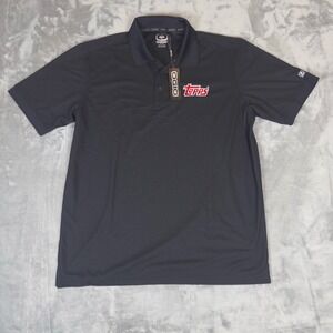 OGIO Polo Shirt Mens XL Black Topps Embroidered Logo Performance NWT